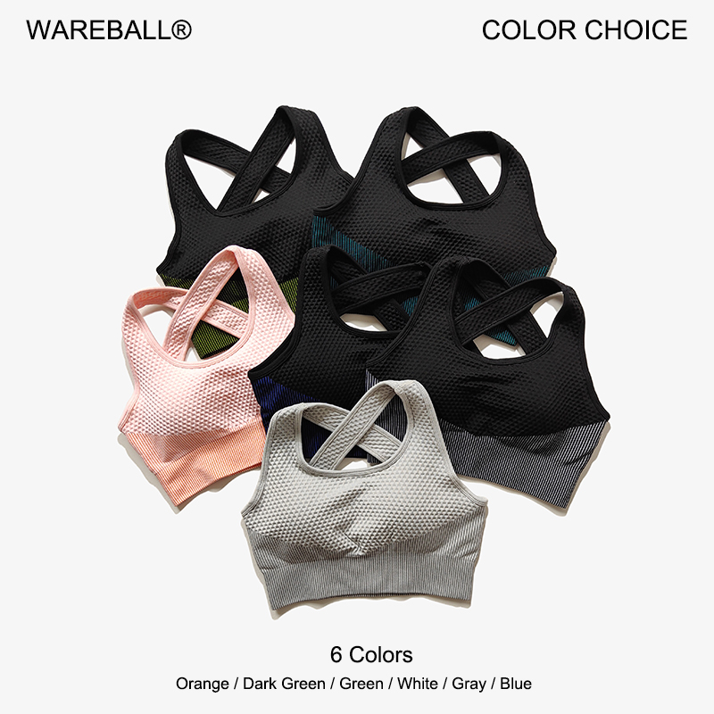 WAREBALL 6 색 요가 스포츠 브래지어 섹시한 백 - Sports Bra High Impact 리뷰 및 가격